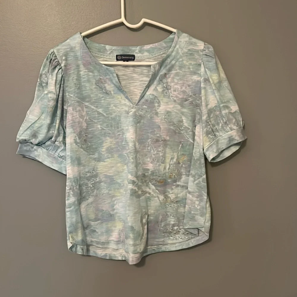 Democracy pastels floral medium top - Picture 1 of 5